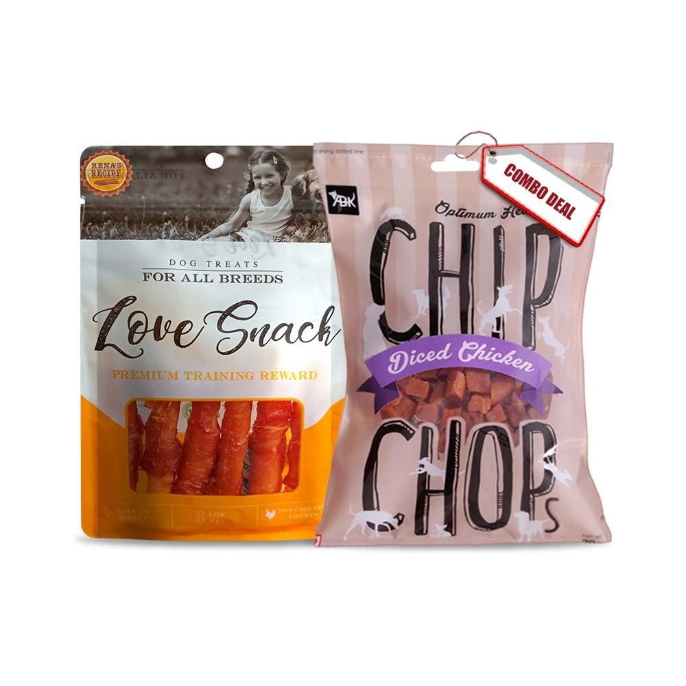 Rena All Life Stages Combo Of Chip Chops Diced Chicken Dog Treats With High Protein-1 Pc And Rena Love Snack Chicken Wrap Cheese Stick Treats For Dogs -1Pc (B0B8VFRTCS) Amazon Price History, Amazon Price Tracker
