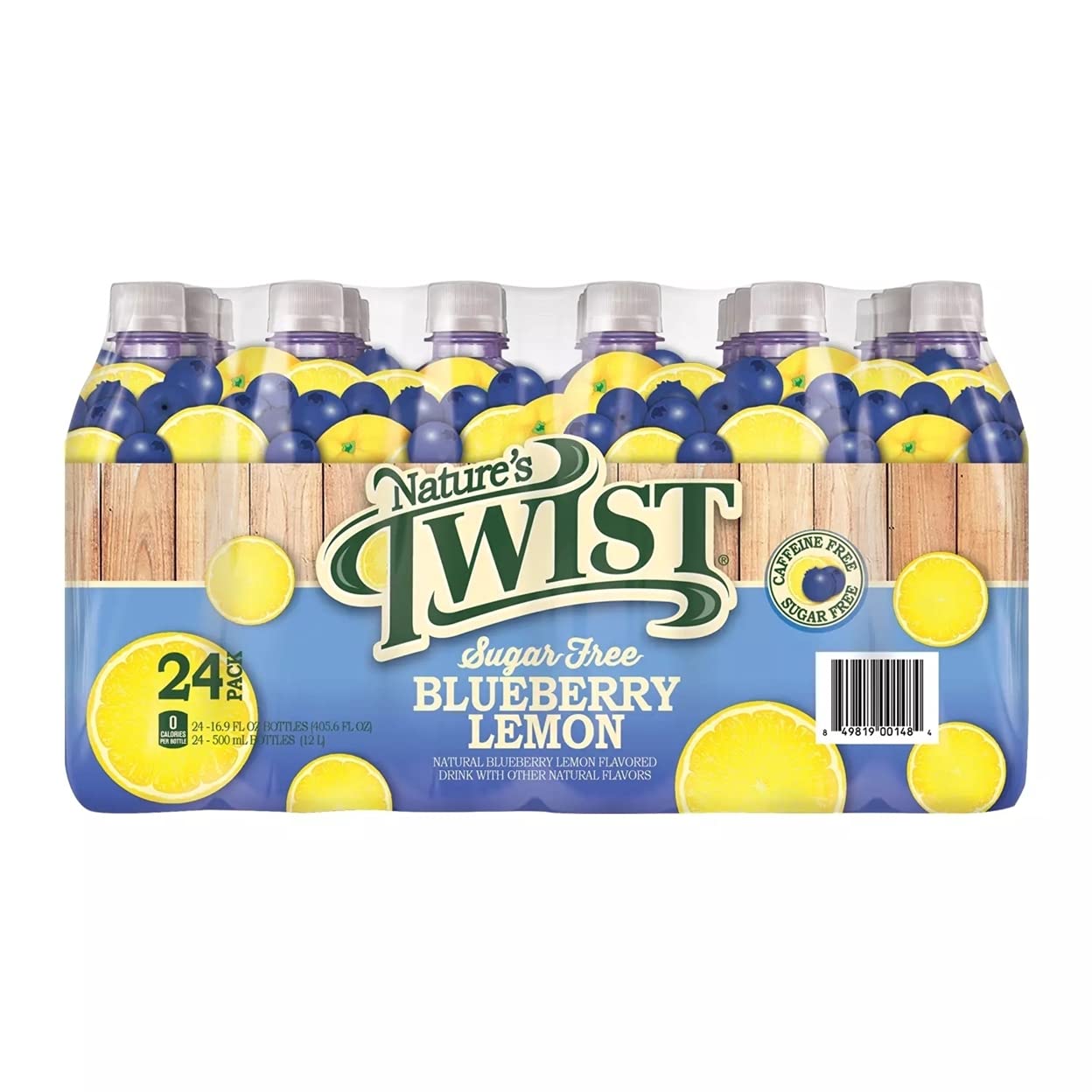 Nature's Twist SugarFree Blueberry Lemon Juice Drink, 16.
