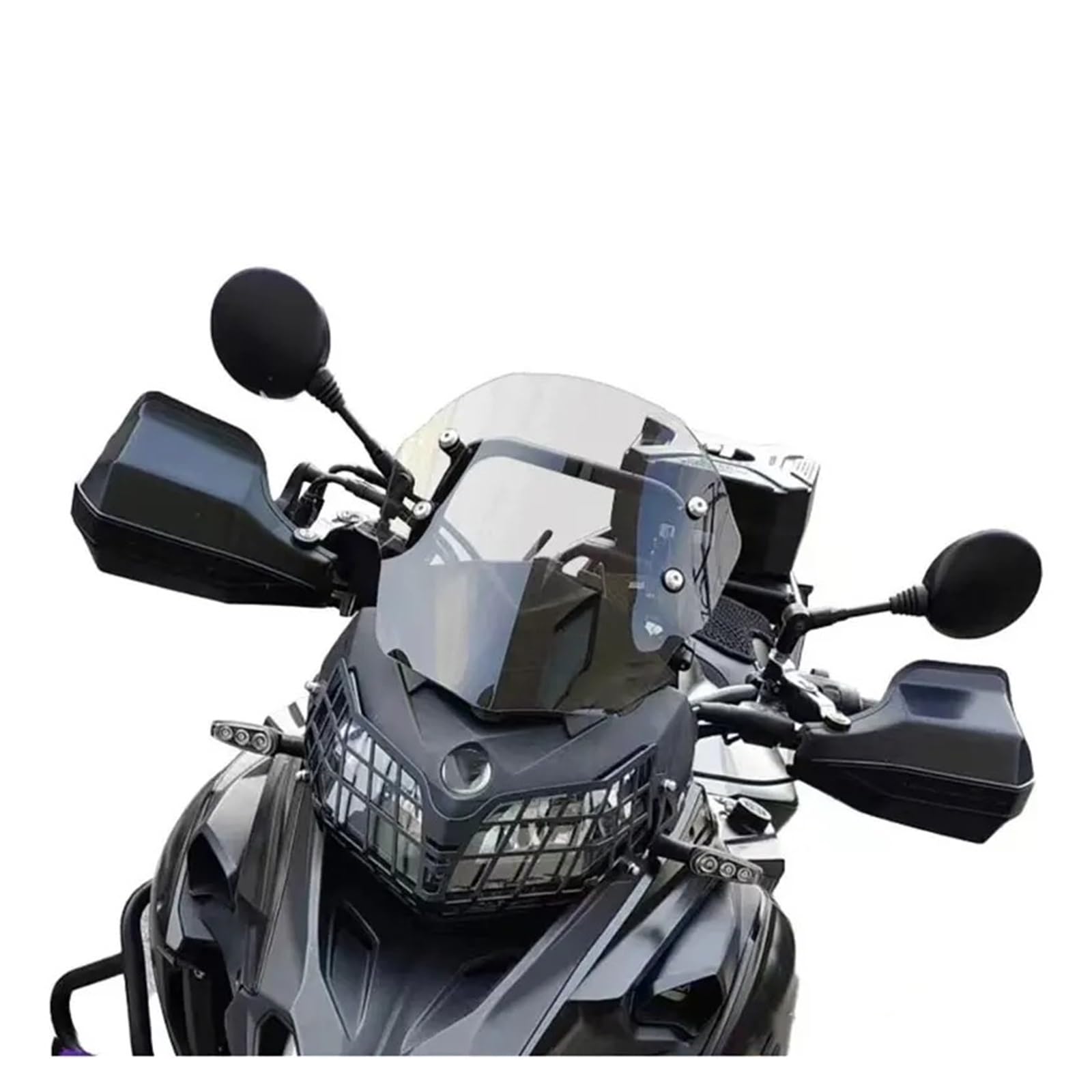 Paravento Universale Moto Per Benelli TRK502X TRK502 TRK 502 502X 552 552X TRK552X TRK552 Double Bubble Parabrezza Deflettori Parabrezza(Type B 31cm Clear)