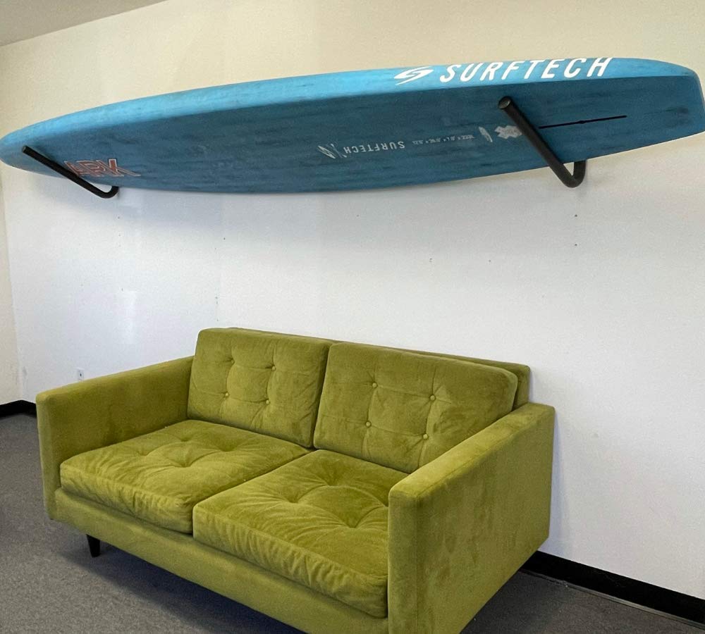 SUP Wall Mount | Heavy-Duty Paddleboard Wall Rack Storage | | Works with Surfboards Longboards and Stand Up Paddle Boards by COR Surf
