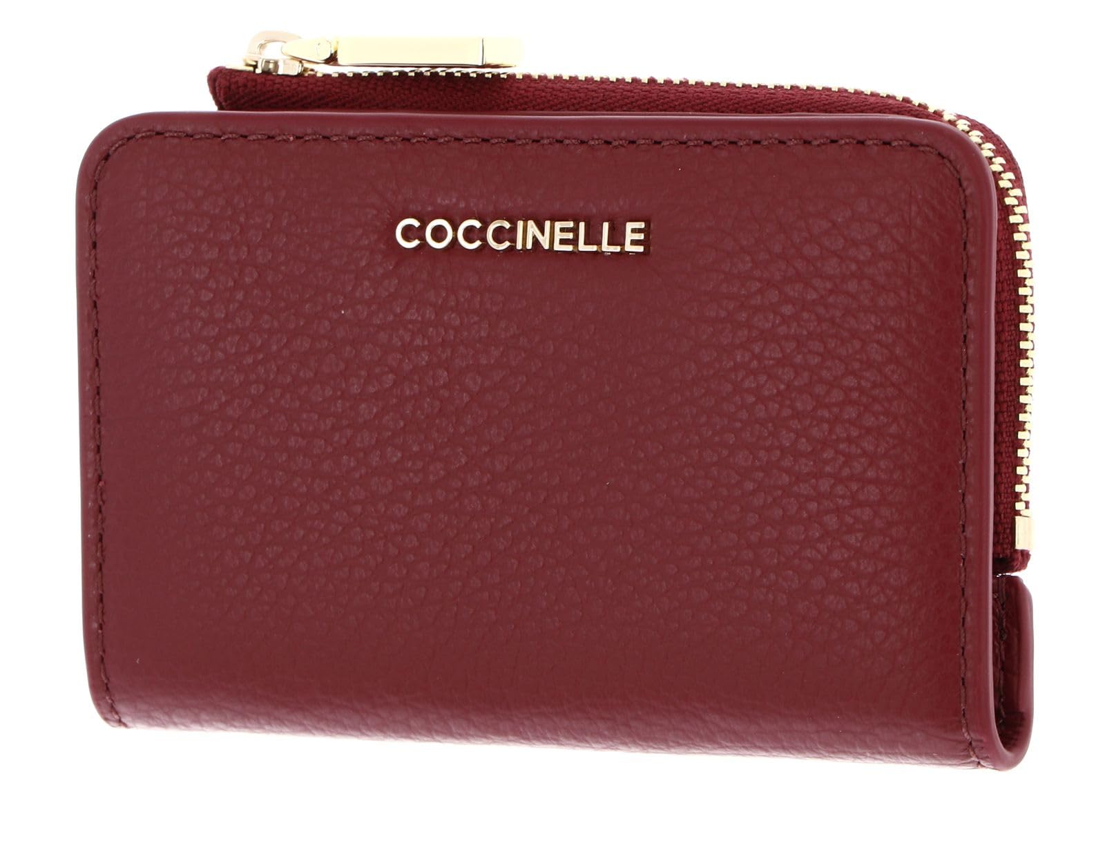 Coccinelle Pelle porta carte di credito Metallic Soft Credit Card Holder Ribes mirtillo