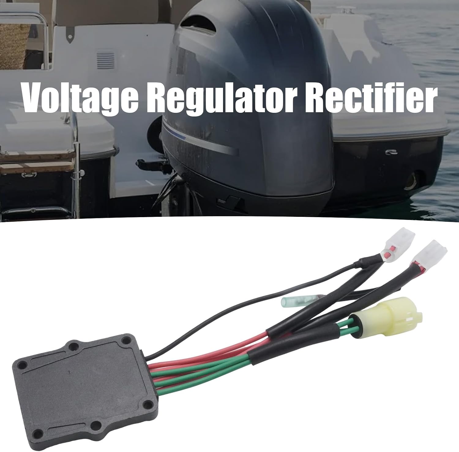 61A-81972-00-9M Voltage Regulator Rectifier, Replacement for Yamaha Outboard 150HP 200HP 225HP L225 TXR 250HP L250 TXR, Replaces 61A-81960-01
