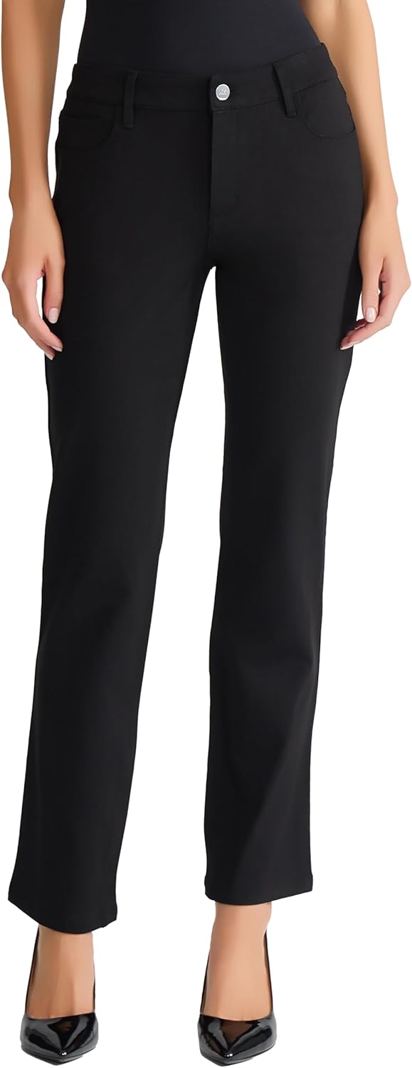 Jones New York Womens Lexington 5 Pocket Jean - Onyx WashPants