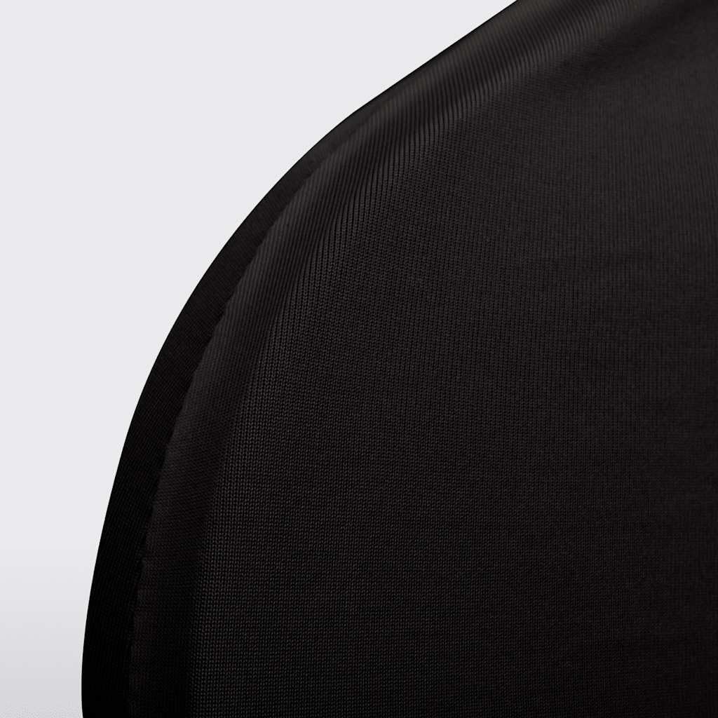 Stretch-Stuhlhussen Schwarz, 100 Stück, elastischer Spannbezug aus Polyester mit 10% Spandex, waschbar, rutschfest, geeignet für Stühle bis 100 cm Höhe, ideal für Hochzeit, Bankett