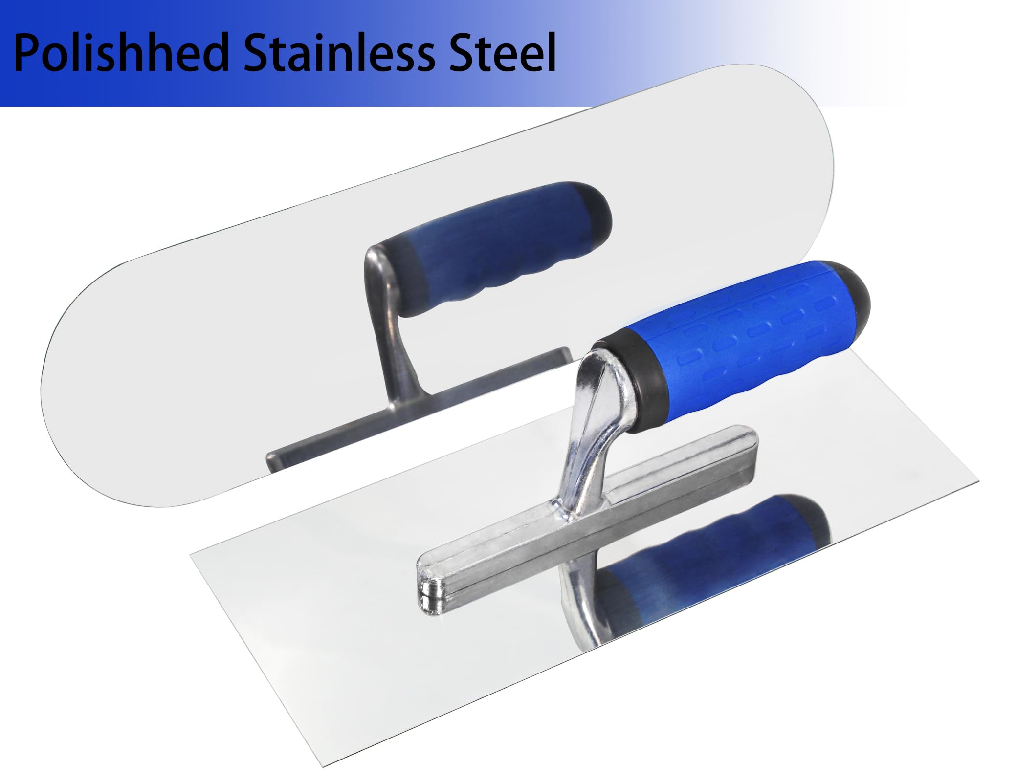 Concrete Trowel Set - Stainless Steel Masonry Tools -5