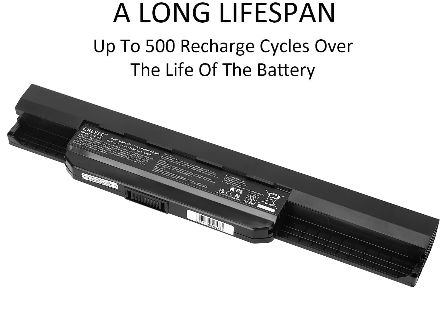 Batteria A32-K53 A31-K53 Per Asus K43SD X54H K53S K53SV X53S [10,8V - 5200mAh - Foto 8