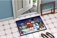 Vista 260 de Caroline's Treasures PJC1117JMAT - Felpudo para puerta delantera de 24 x 36 pulgadas, tapete antideslizante lavable de pelo bajo, 24 x 36 pulgadas