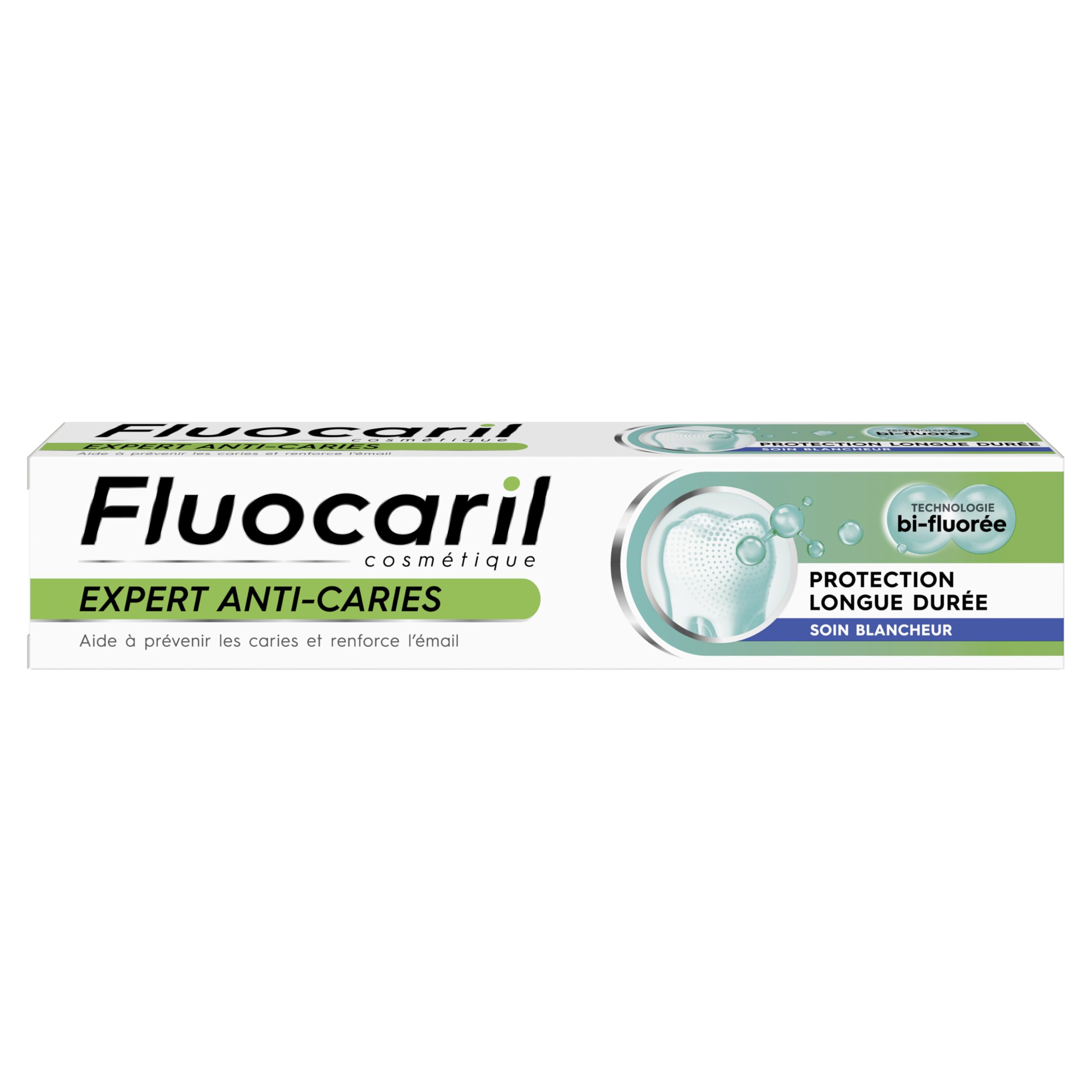 Fluocaril Cosmétique Dentifrice Expert Anti-Caries Soin Blancheur 75ml - 3