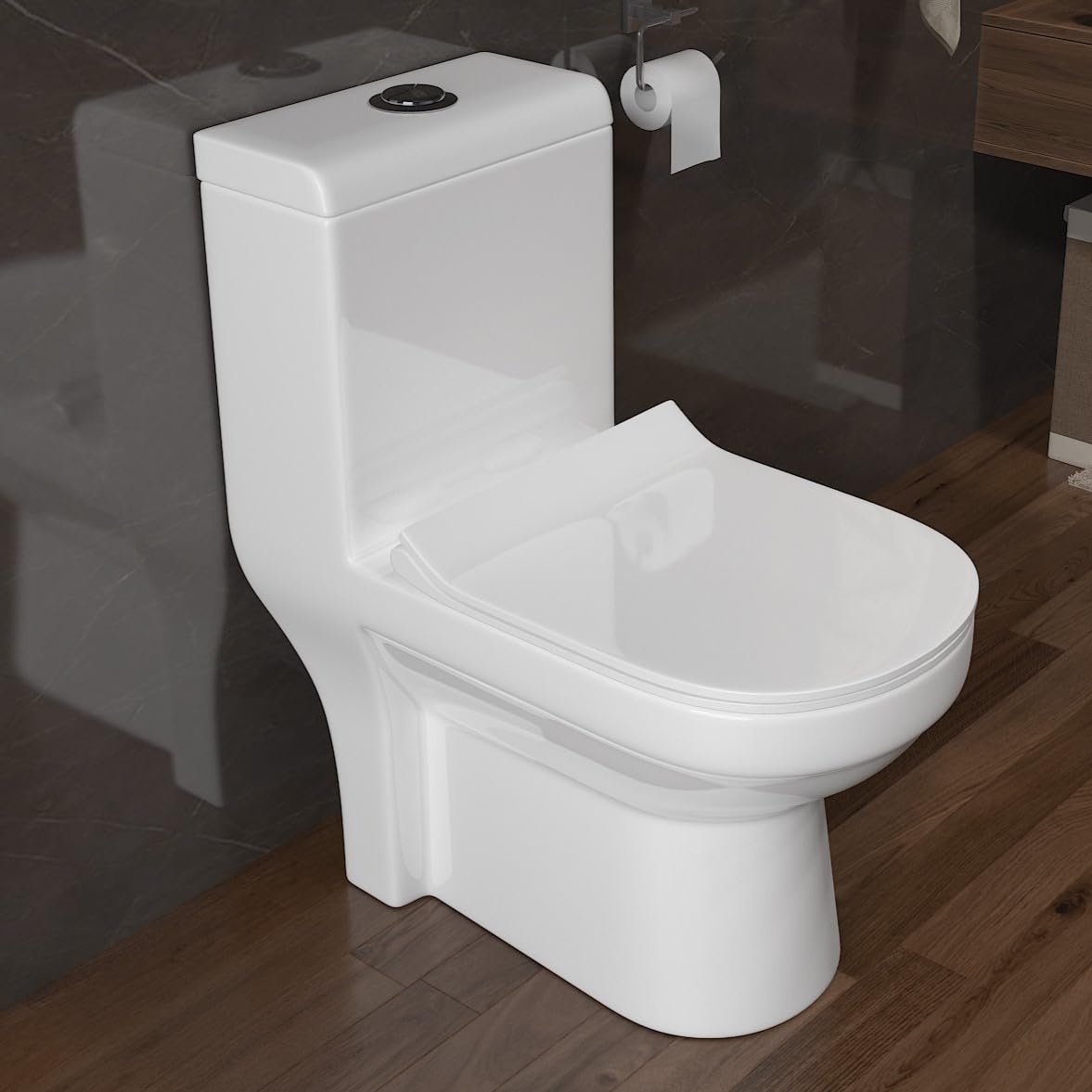B BACKLINE One Piece Ceramic Western Toilet/Commode/European Commode/Water Closet Syphonic Toronto Flusing S Trap 9" Outlet Is From Floor - (White) For Bathrooms (White 6) (B0B2ZVK8X3) Amazon Price History, Amazon Price Tracker