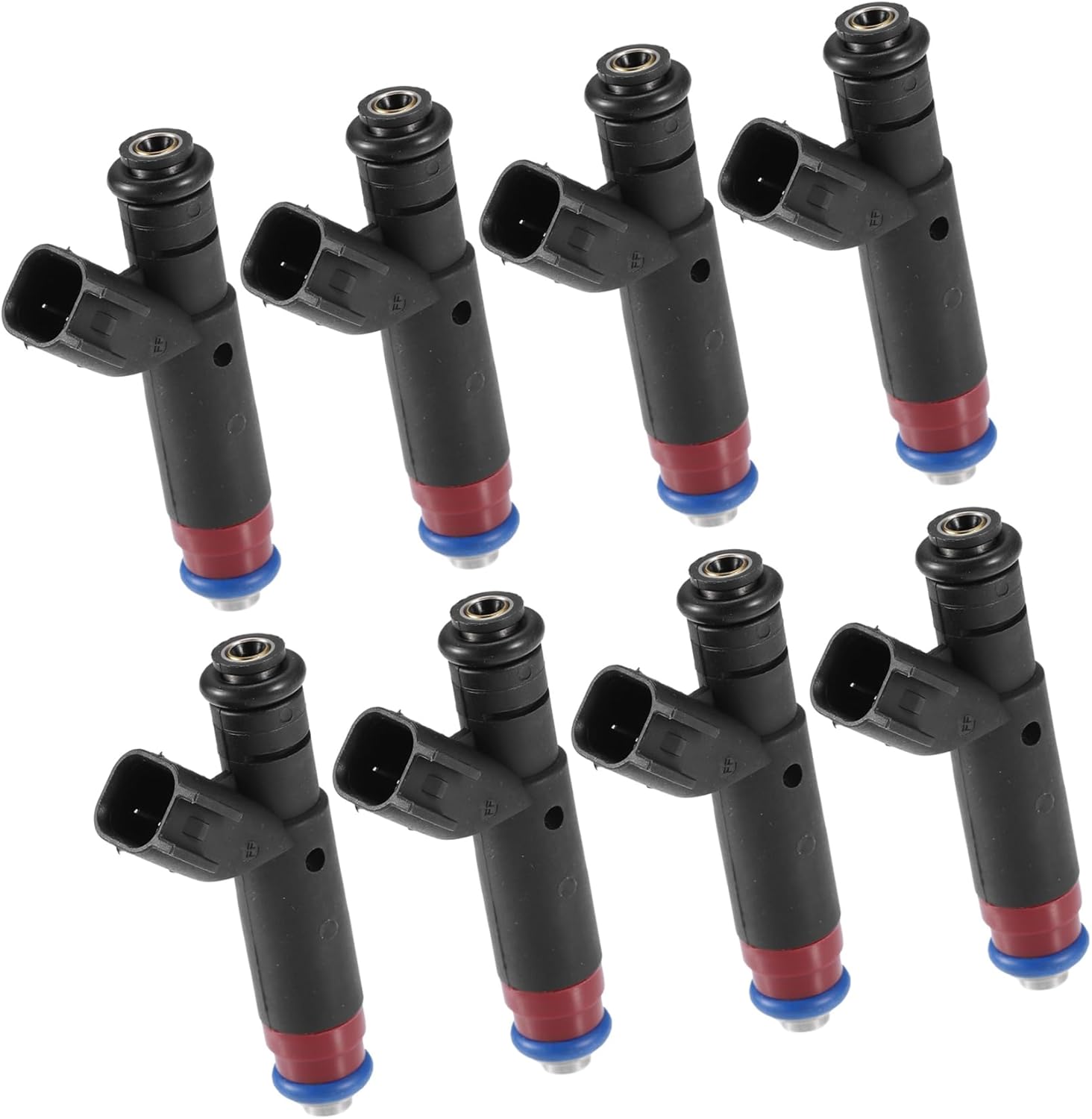 Car Fuel Injector Nozzle Replacement Fit for Ford Explorer 4.6L V8 2002-2004 No.1L2Z-9F593-DA - Pack of 8 Black Item Replacement