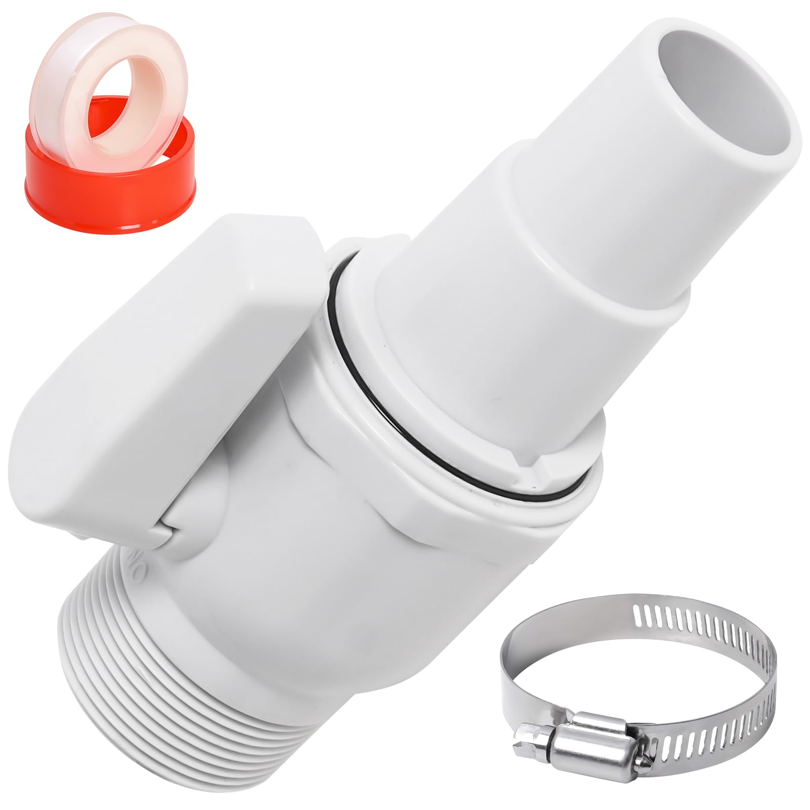 𝐔𝐩𝐠𝐫𝐚𝐝𝐞 Replacement Compatible with Hayward SP0729 Econoline 2-Way Ball Valve, 1.5" MIP x 1.5” - 1.25”, Maximum 50 Psi Pressure Rating-image-45
