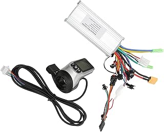 Aoutecen Kit de painel LCD de controlador de bicicleta elétrica, 36 V 48 V 500 W Groove Design Shell kit de controlador de bicicleta elétrica para Scooter elétrico para guiador de 22,5 mm