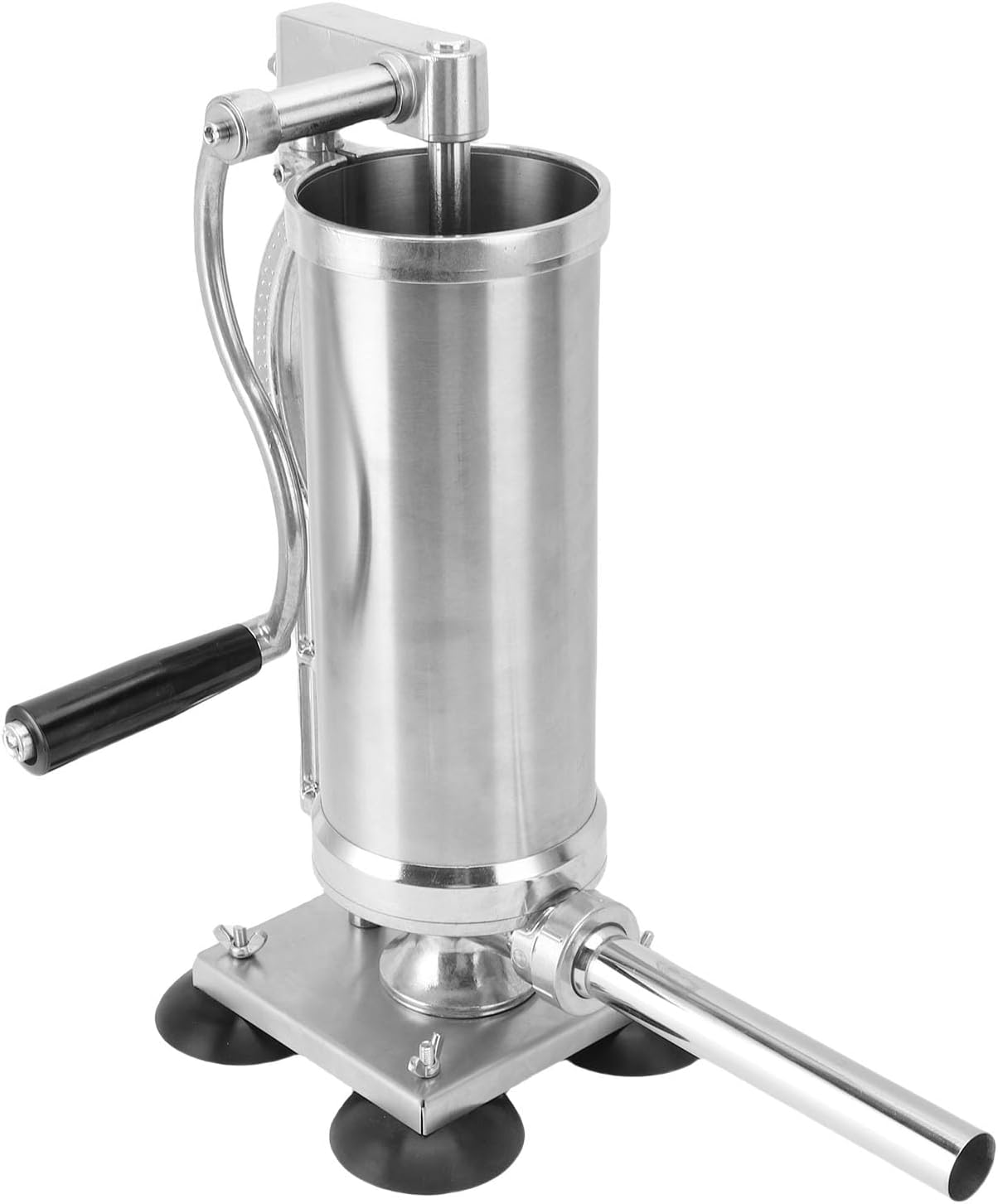 ZJchao Sausage Stuffer Manual Sausage Filling Machine High Efficiency 3L Stainless Steel Maker for Home Restaurant Professional Use Durable Easy Large Capacity