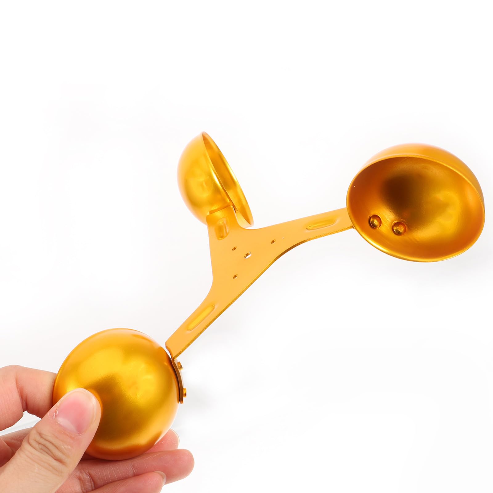 3 Tassen Anemometer Windgeschwindigkeitsmesser Aluminium Windmesssensor für Windrichtungs und Geschwindigkeitsmessung im Außenbereich