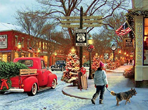 Ceaco - Classic Christmas - Route 66 - 1000 Piece Jigsaw Puzzle