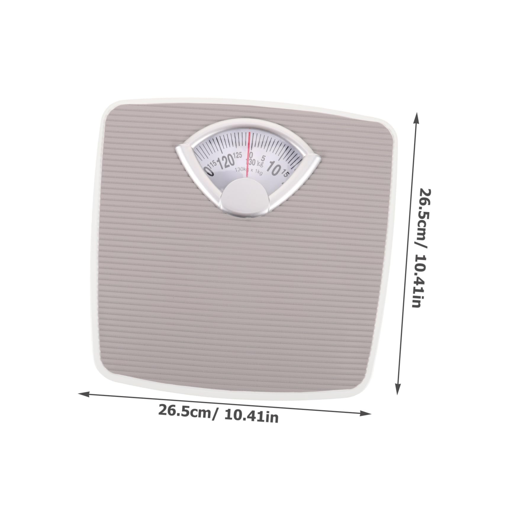 FOMIYES Balance Mécanique Capacité 130kg Légère en Fer Design Décoratif Adorable Mesure Précise Poids Corporel pour Usage Domestique