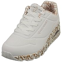 Skechers Sneakers da Donna, 35,5 EU, Bianco, 35.5 EU