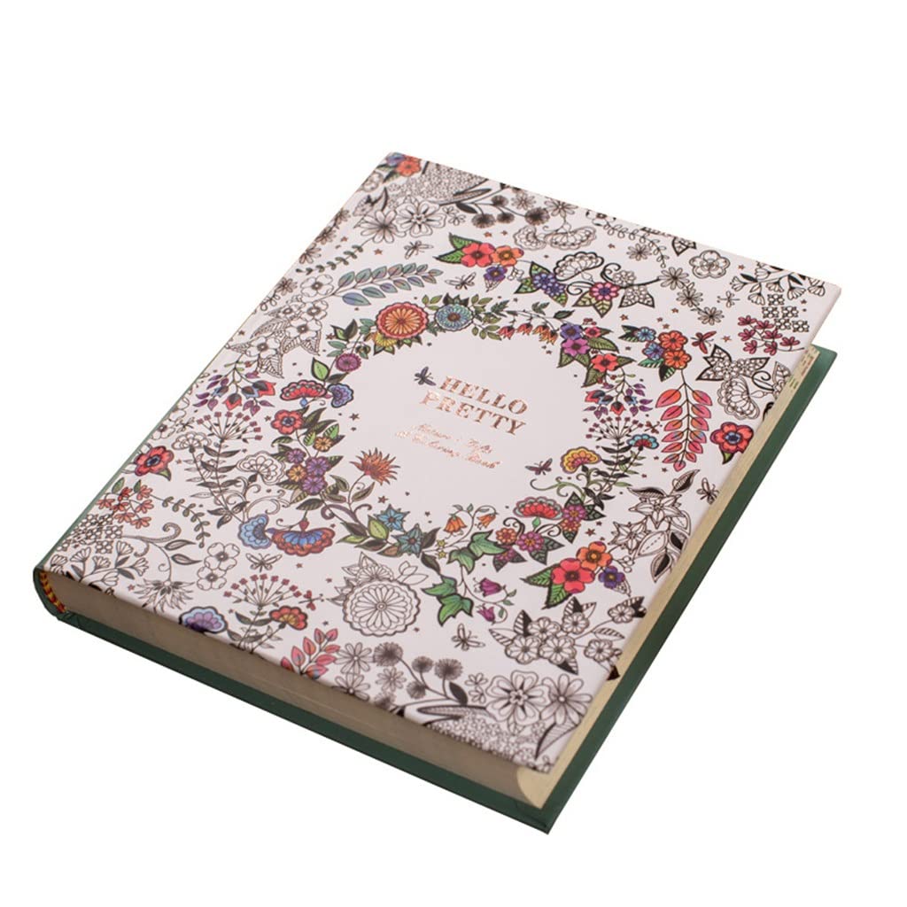 EDDGE Vintage Secret Garden Notebook Sprial Diary Agenda Planner Regalo Escuela Papelería