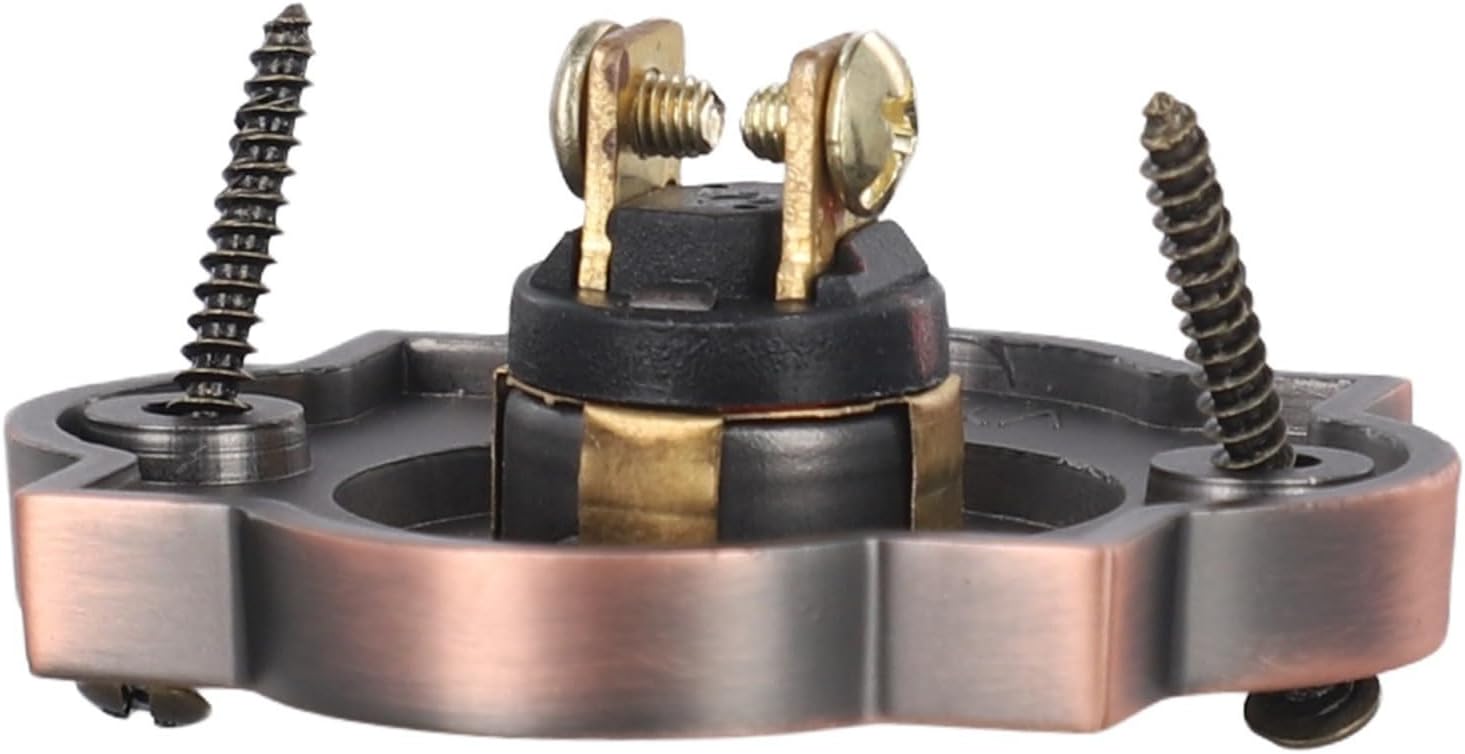 Metal Doorbell Push Button, Wired Doorbell Button Replacement, 12-24V Illuminated Weatherproof Door Bell Switch for Front Door, Compatible with Most Wired Doorbell Systems