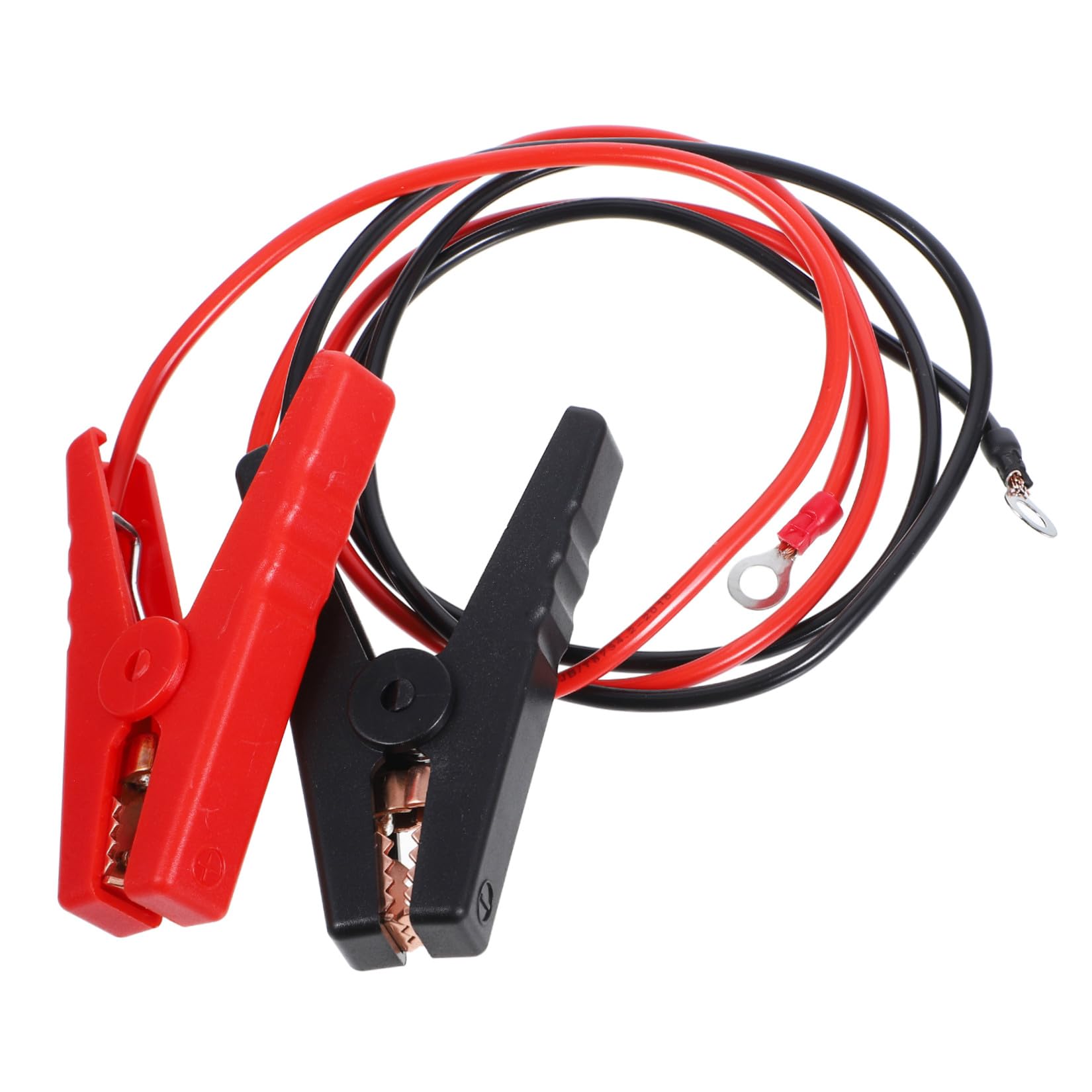 10 Pièces Pinces crocodiles électriques câble de démarrage pince batterie pinces crocodiles de batterie pince de démarrage d'urgence voiture -câbles avec fil pince portative Gatuida