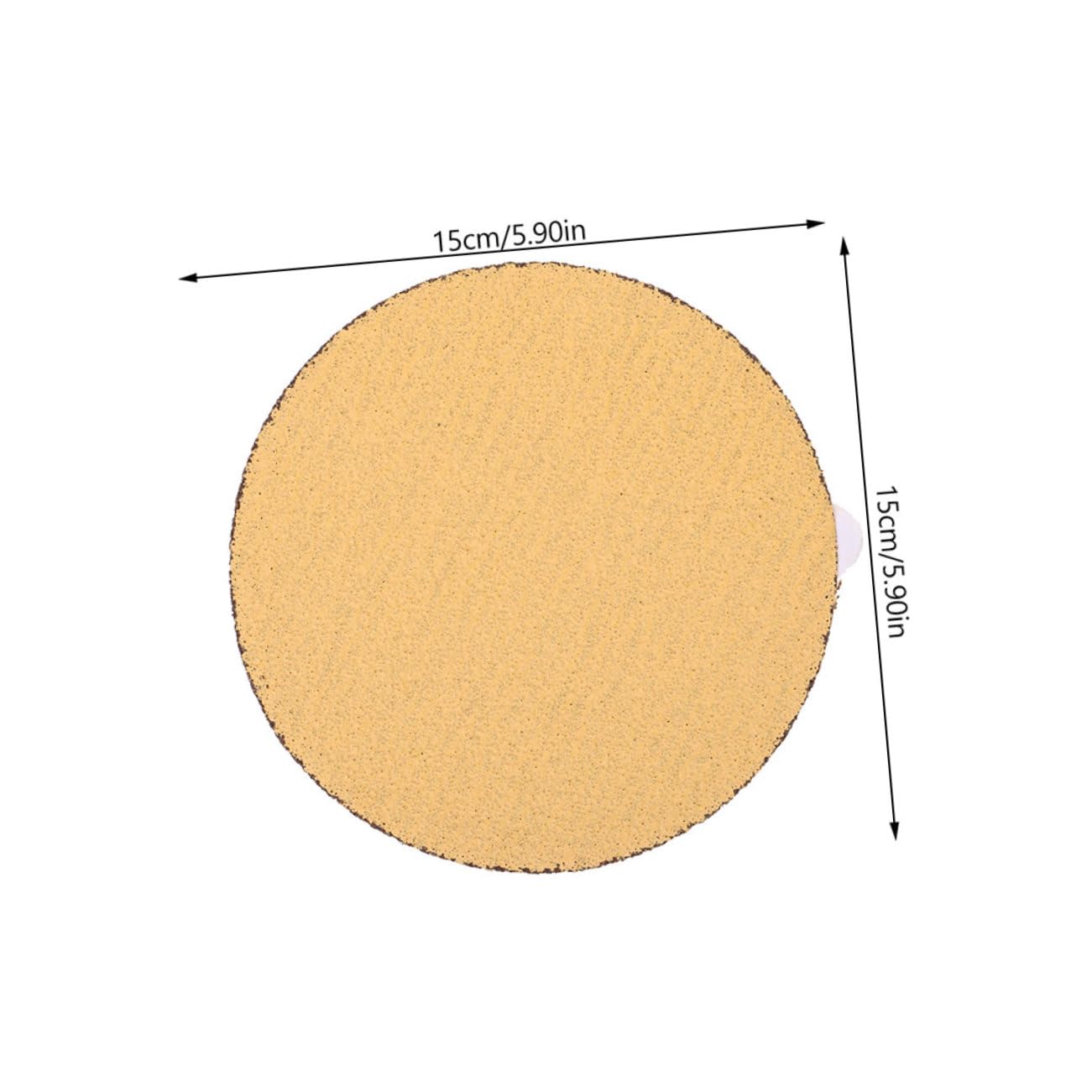 LIFKOME 10pcs 150mm Sanding Discs Adhesive 80 Grit for Coarse Sanding and Polishing