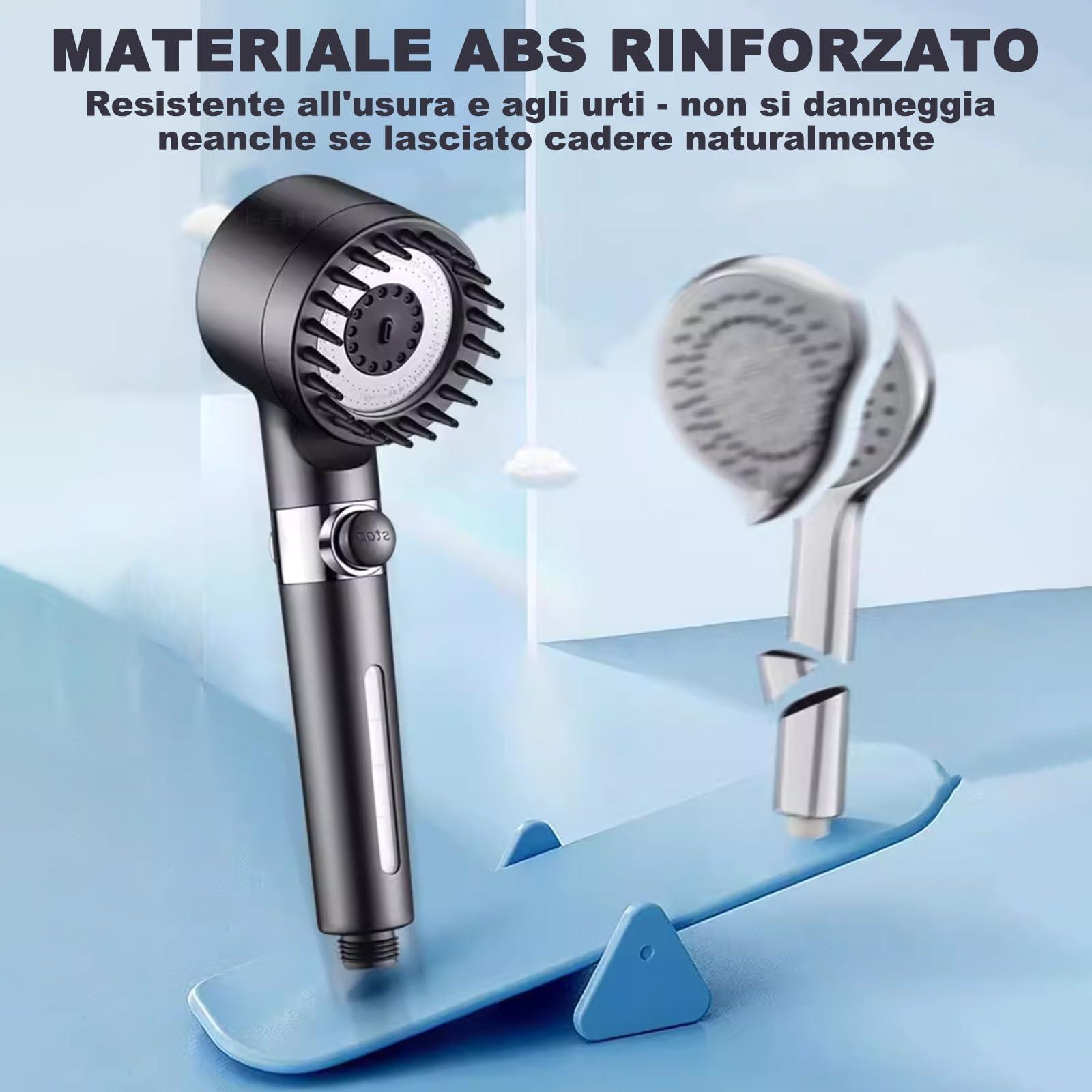 Doccino Filtrante Pulifer Con 3 Getti E Filtro – Doccia Di Lusso A Casa Tua!