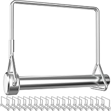 ForoGore 20 Pack Wire Lock Pin, 3/8 Inch Heavy Duty Safety Coupler Pin Shaft Locking Pin for Farm Trailers Wagons Lawn Garden