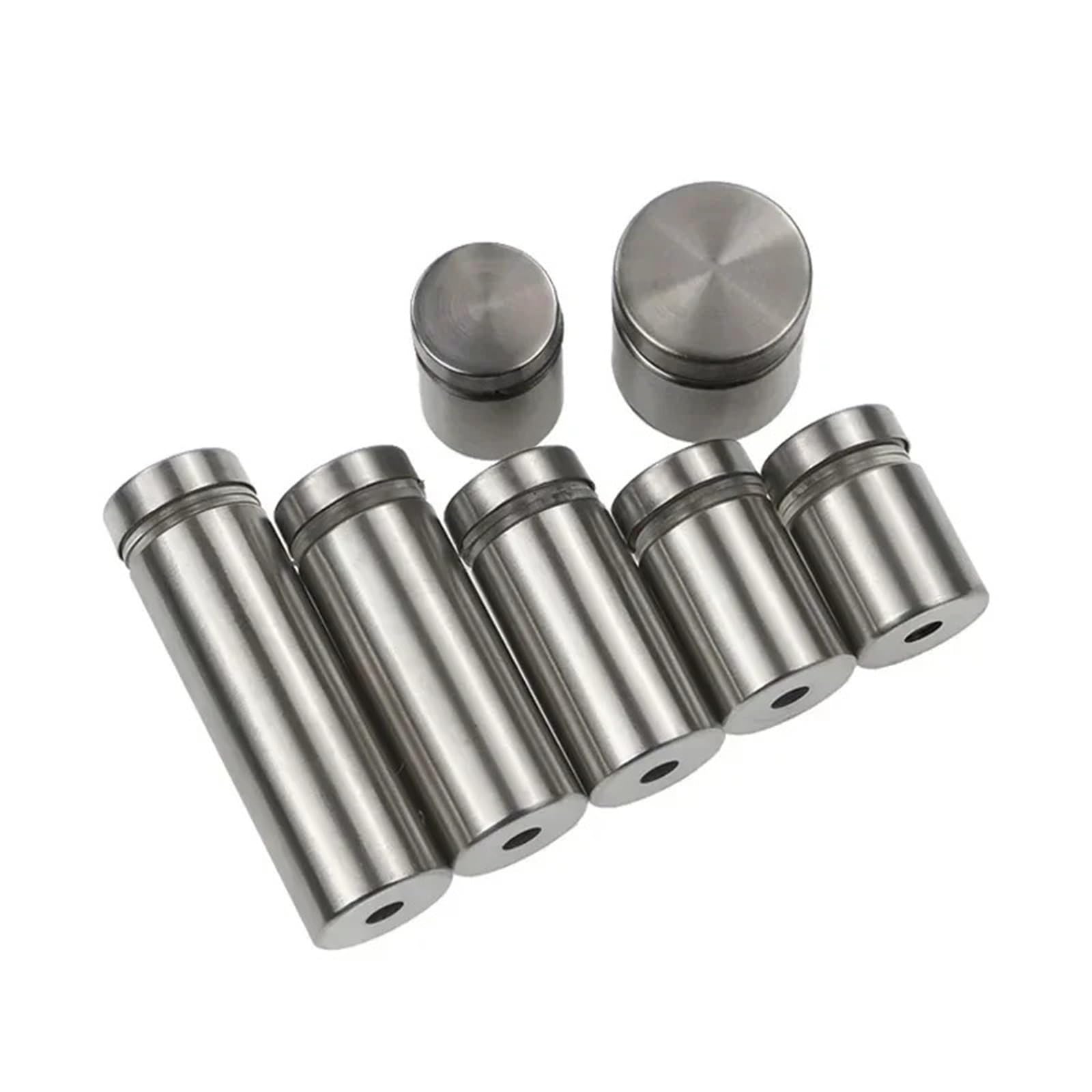 Separadores de Pared 10 Uds. De sujetadores de 12mm, separadores publicitarios, clavos, tornillos fijación for cartelera, Hardware(WHITE,30PC,12x30mm)