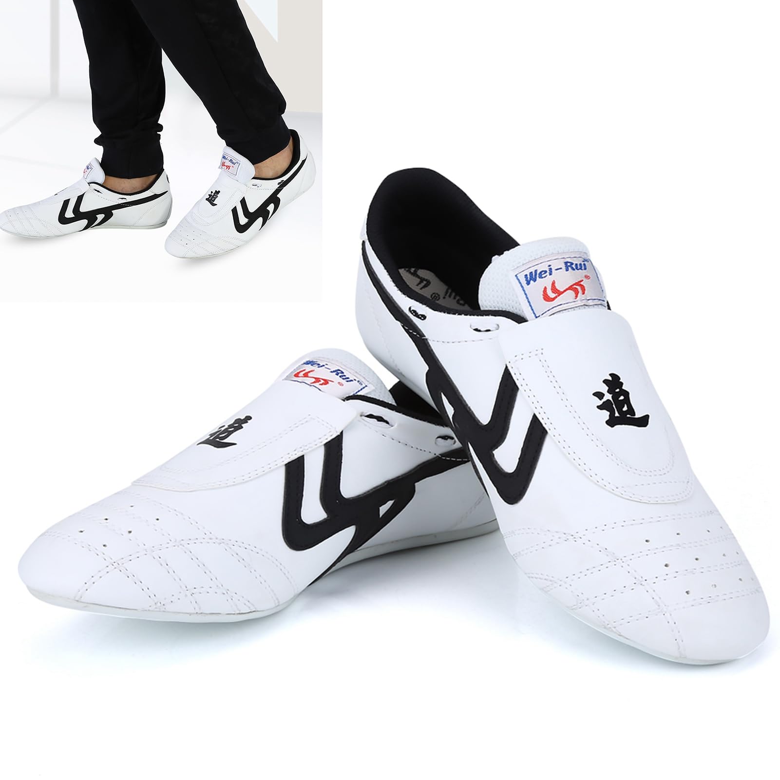 Taekwondo Shoes Boxing Kung Fu Zapatos Taichi Zapatos para Hombres Mujeres | Zapatos de Artes Marciales Transpirables Ligeros con Plantas de Goma Que No Son Deslizantes