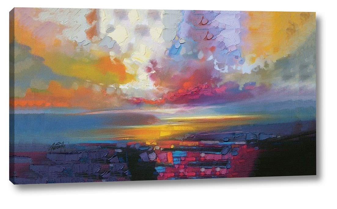 Uig Clouds by Scott Naismith - 9" x 16" Canvas Art Print Gallery Wrapped - Ready to Hang