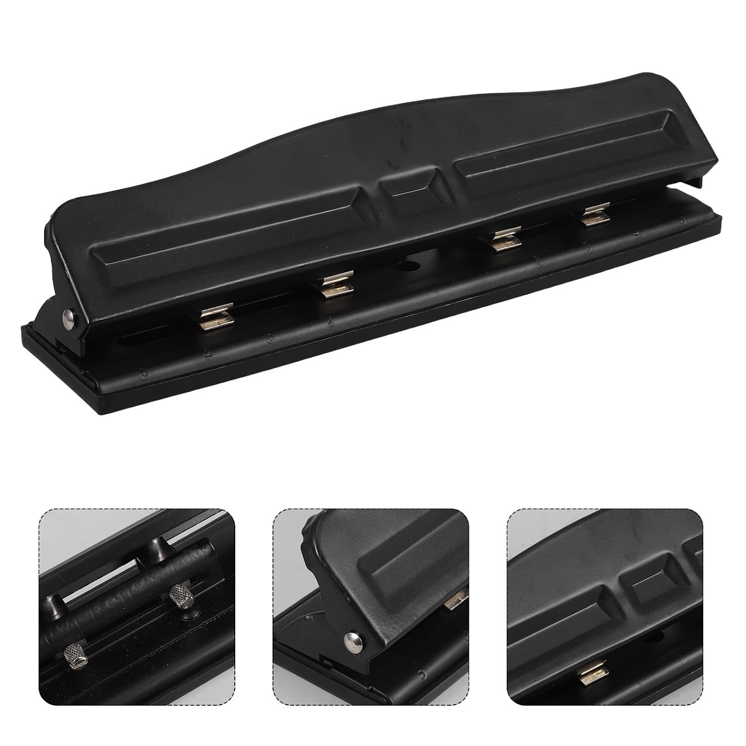Paper Puncher DIY for Scrapbooking 4 Hole Black Adjustable