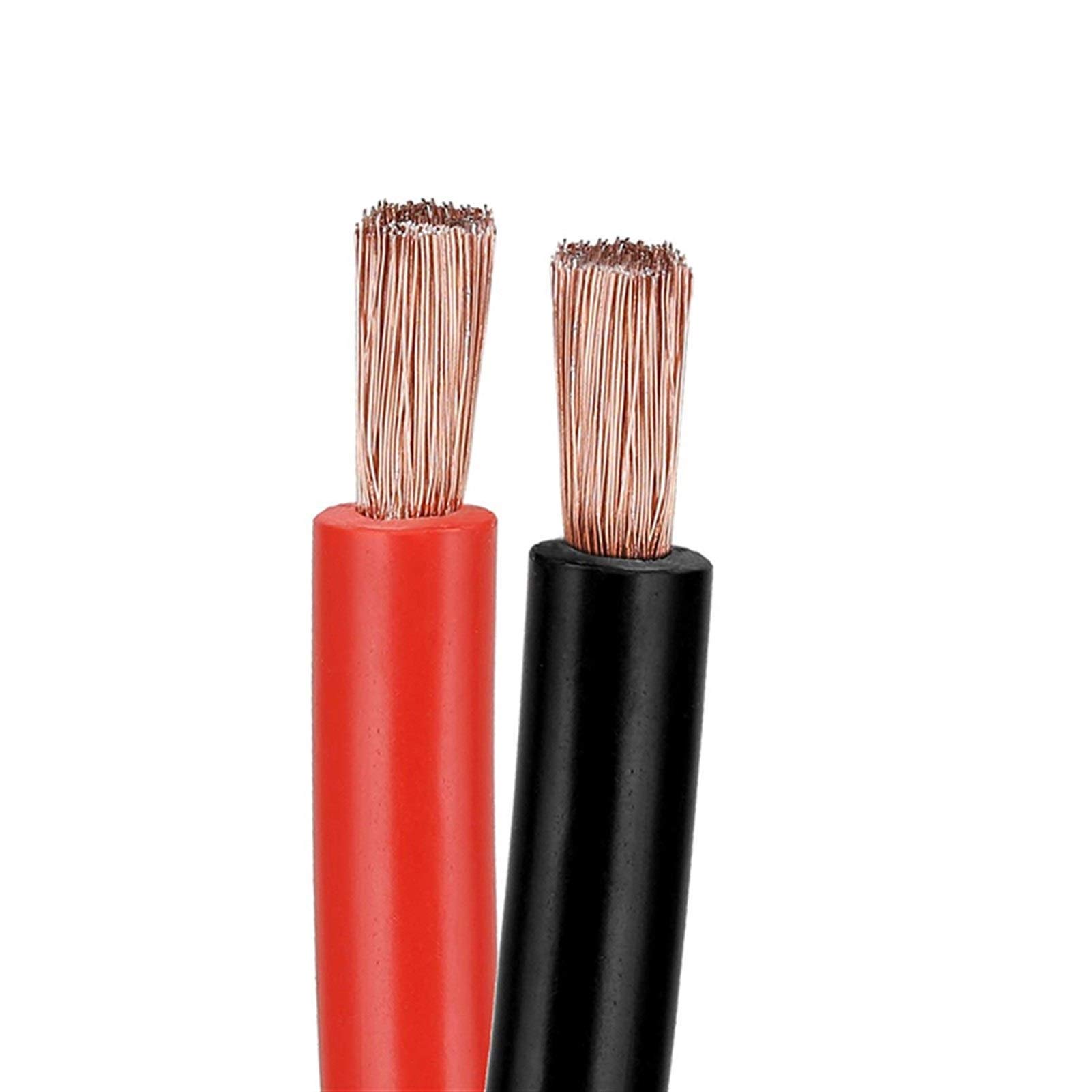 Cables de batería 1800AMP 500AMP 1000AMP Cable de Refuerzo Terminales de Emergencia Cables de Arranque para automóvil Furgoneta Camión (Color : 200CM 500AMP) (200cm 1000amp)