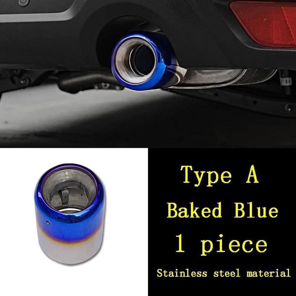 Spare Parts Stainless Car Tail Pipes Exhaust Silencer Frame Cover Muffler Modification For Subaru Forester SK 2019-2023(Type A)