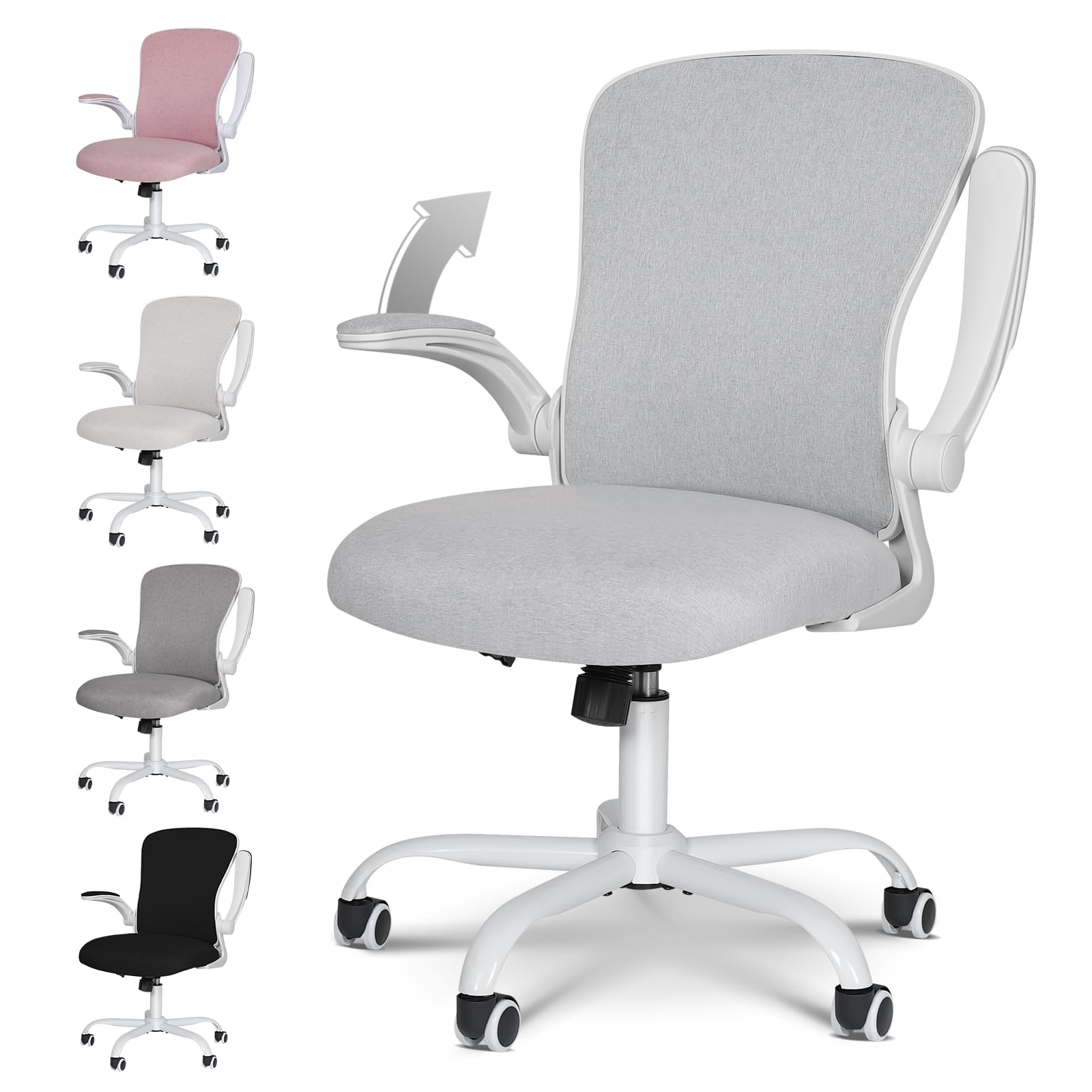 ELECWISH Home Office Chair, Ergonomic Desk Chairs, Computer Chairs, Grey — image 1