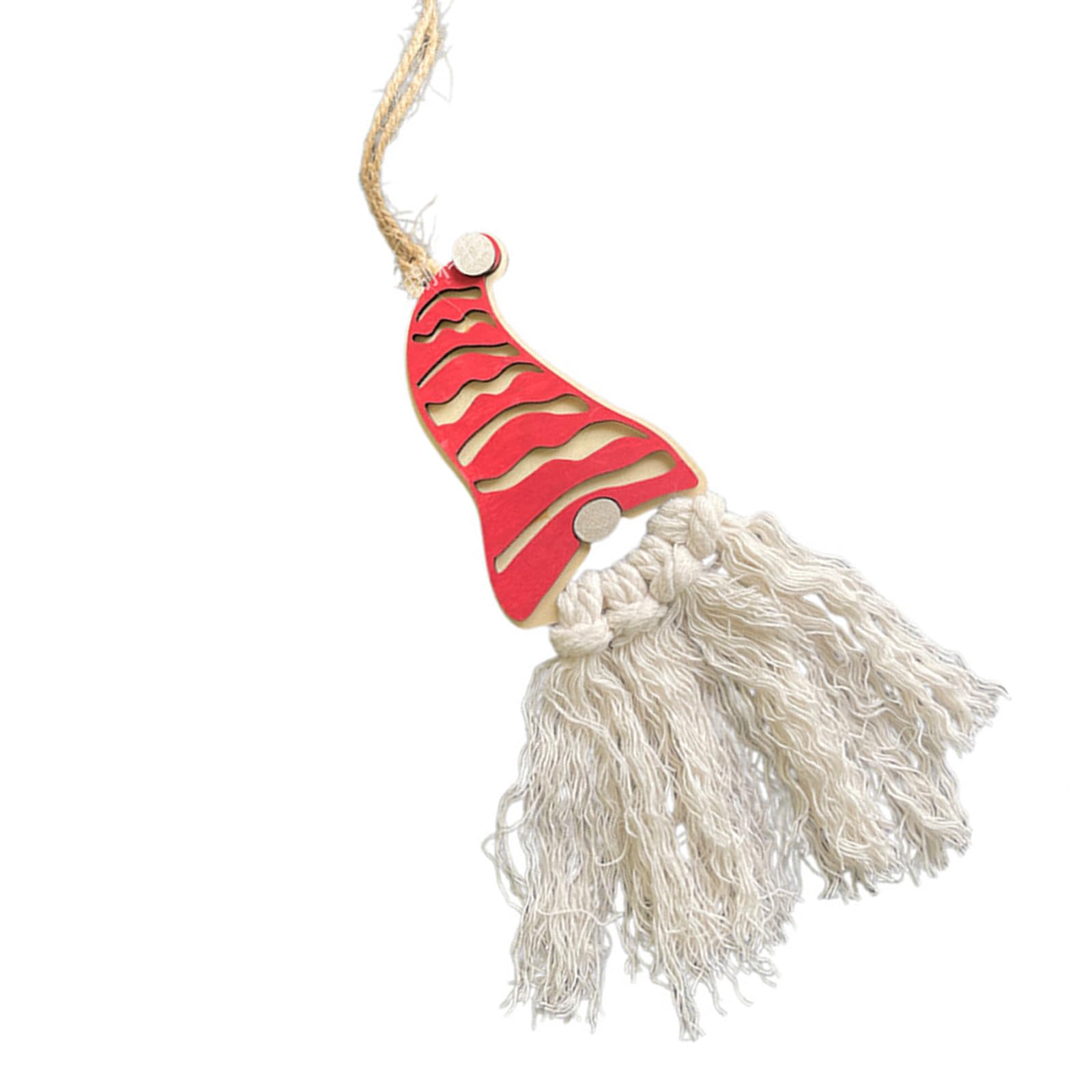 Oaken Santa Suspended Charm Celebratory Decoration Accent Cyclical Telecommute Party Decoration Vacation Home Deck Charm