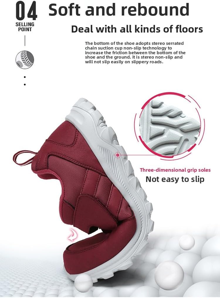 Unisex Wide Width Diabetic Walking Shoes - Comfortable Non-Slip Orthopedic Slippers for Swollen Feet, Arthritis Relief with Adjustable Strap