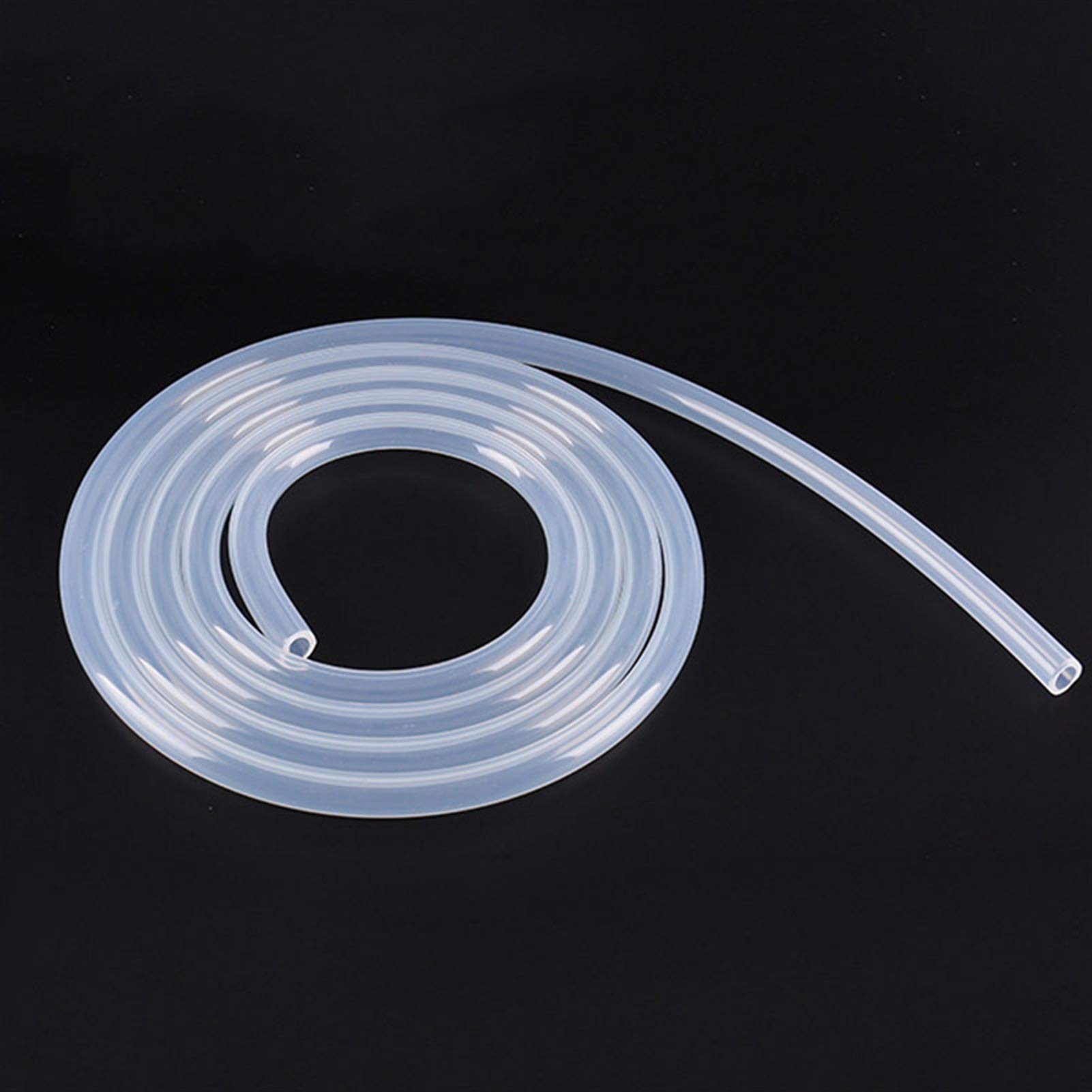 Tubo de goma de silicona flexible transparente, tubo de agua potable de goma de silicona, varios tamaños (8 x 10 mm)