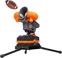 Vista 1 de Furlihong 389BH Football Machine for Kids & Teens, Automatic & Manual Thrower, 3 Adjustable Angles, Left-Right Oscillation, Ideal for Catch & Pass