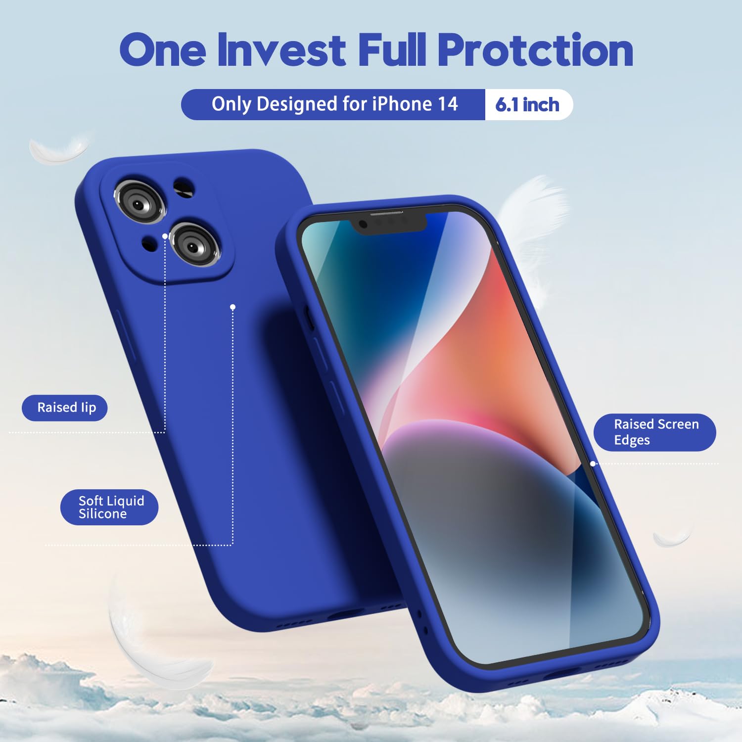 oakxco for iPhone 16 Pro Max Case Liquid Silicone, Soft Rubber Gel Elegant Aesthetic Basic Simple Cover, Cute Thin Slim TPU Matte Solid Color Plain Smooth Case for Women Girl, Light Pink — view 218