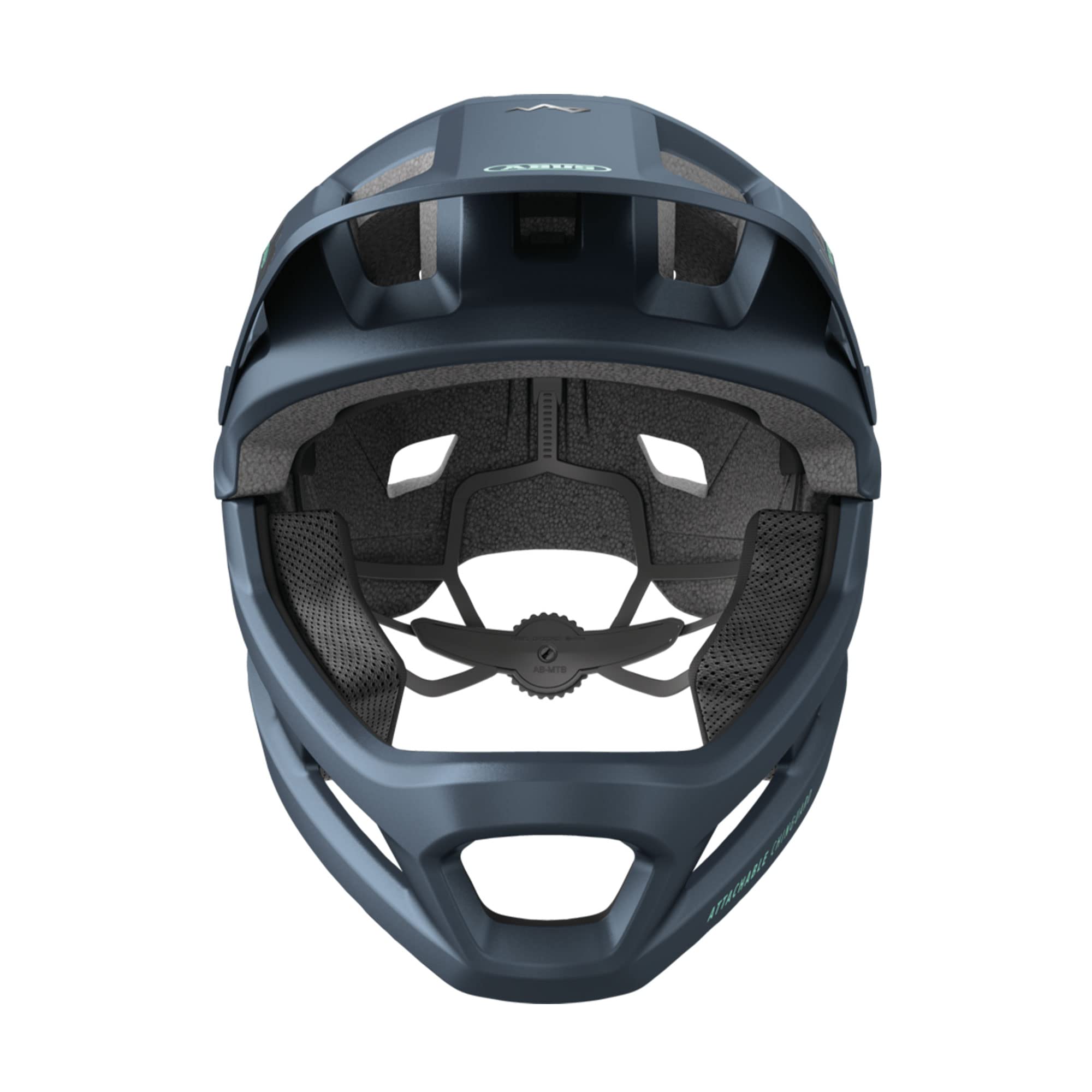 ABUS Casque VTT YouDrop FF intégral Enfants Adolescents mentonnière Amovible