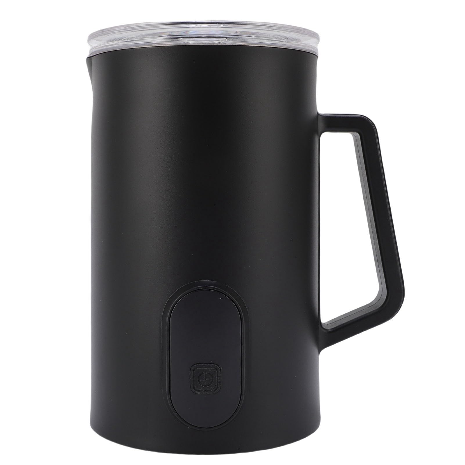 Elektryczny Spieniacz do Mleka, Parowiec i Spieniacz 4 w 1 do Gorącego i Zimnego Mleka, z powłoką nieprzywierającą, Gorącej Czekolady Latte Cappuccino (Wtyczka UE 220 V)