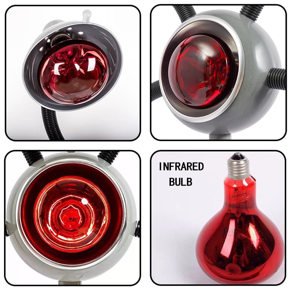 Casco Asciugacapelli da Casa,Illuminazione Multiangolo,Regolabile in Rotazione/Altezza,Lampada per Capelli per Acconciatura,Permanente,Colorazione,Fissaggio