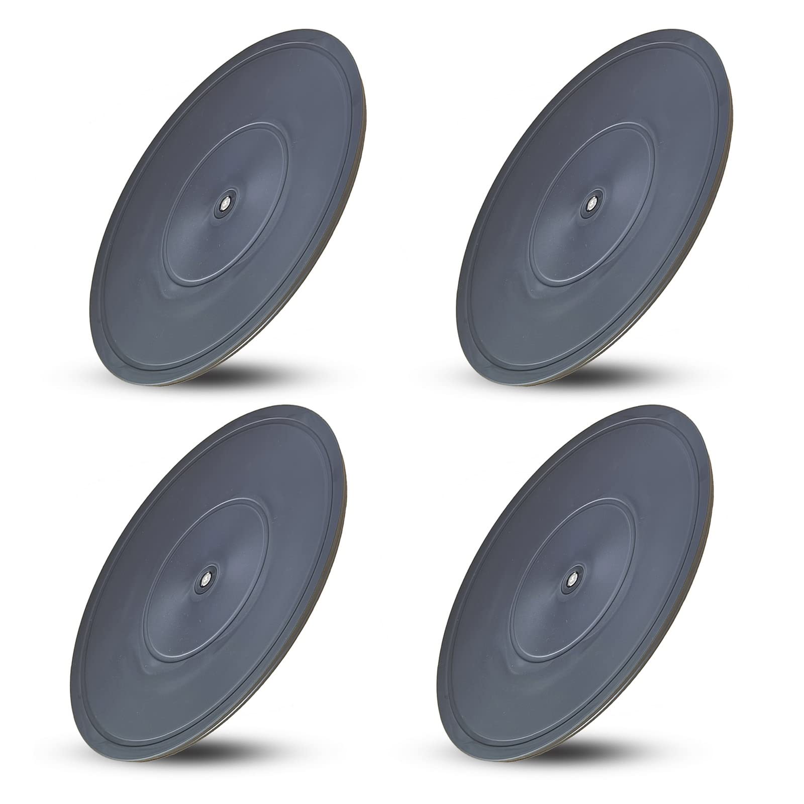 Plateau tournant manuel à 360 degrés avec roulement à bille en acier, pack de 4 pièces