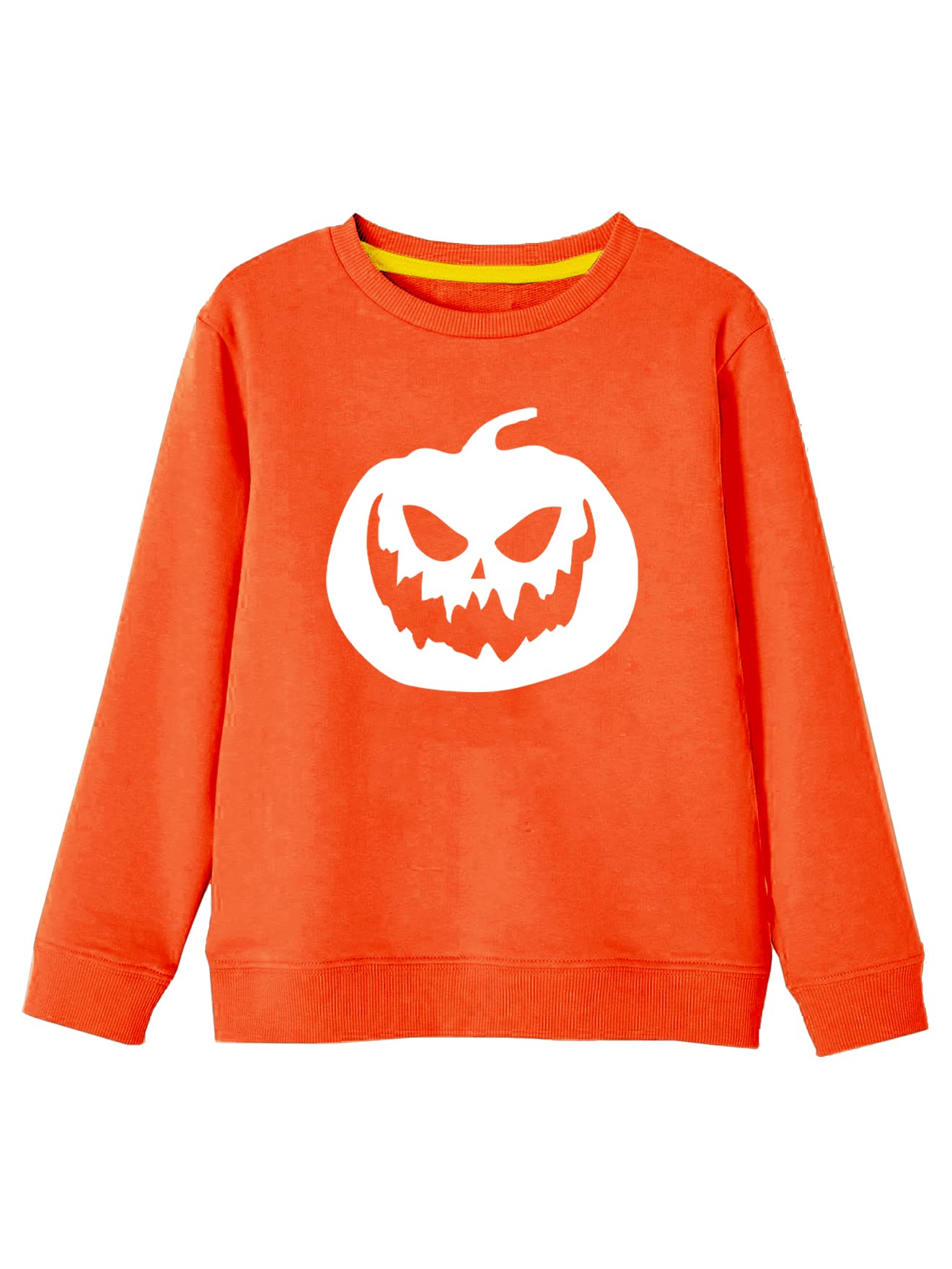 Remimi Kids Halloween Sweatshirt Long Sleeve Thanksgiving Tops 3-14 Years