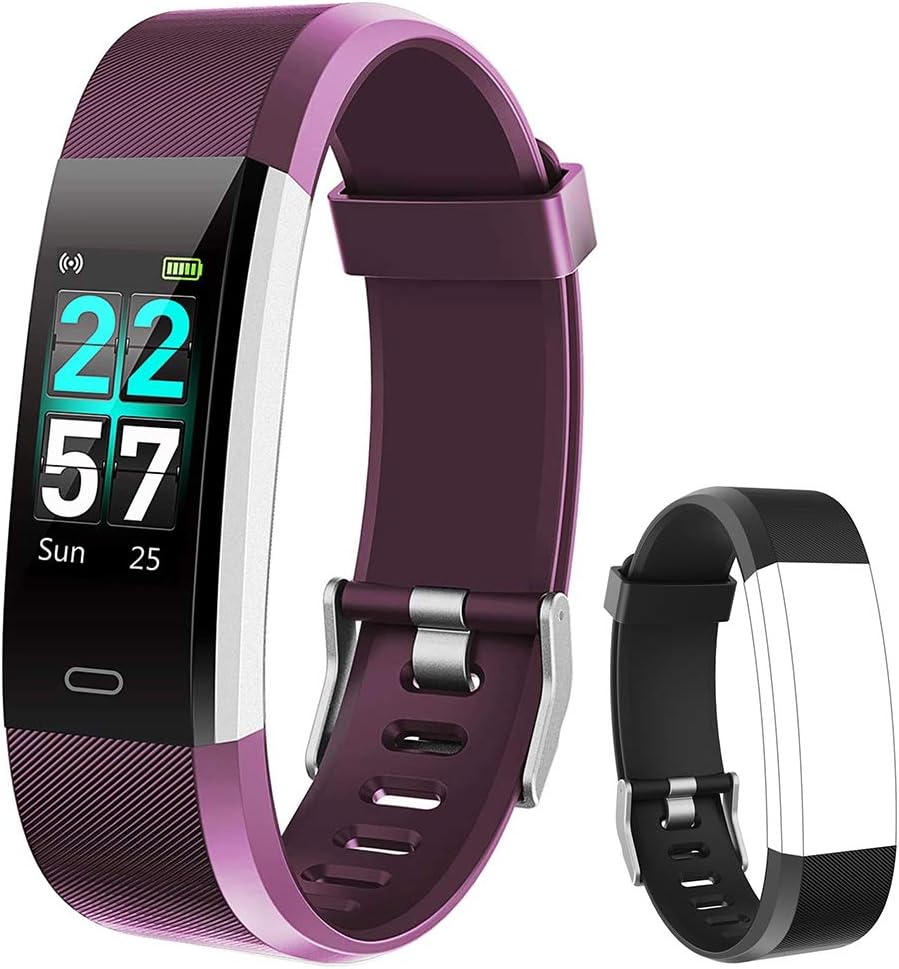 Flenco Waterproof Fitness Tracker Watch Activity Tracker Heart Rate