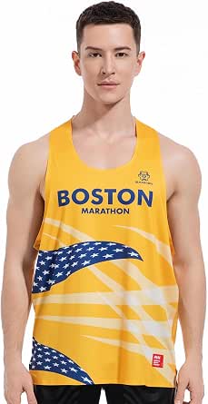 Sanken Men's Running Singlet Ultra Lightweight Seamless Quick Dry Gym Shirt