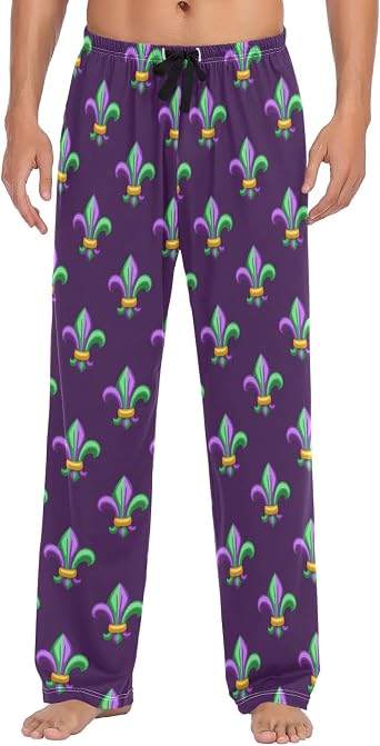 Sloth Devil Plaid Pajama Pants for Men Comfort Sleep Lounge Bottoms Straight-fit with Pockets S-XXL