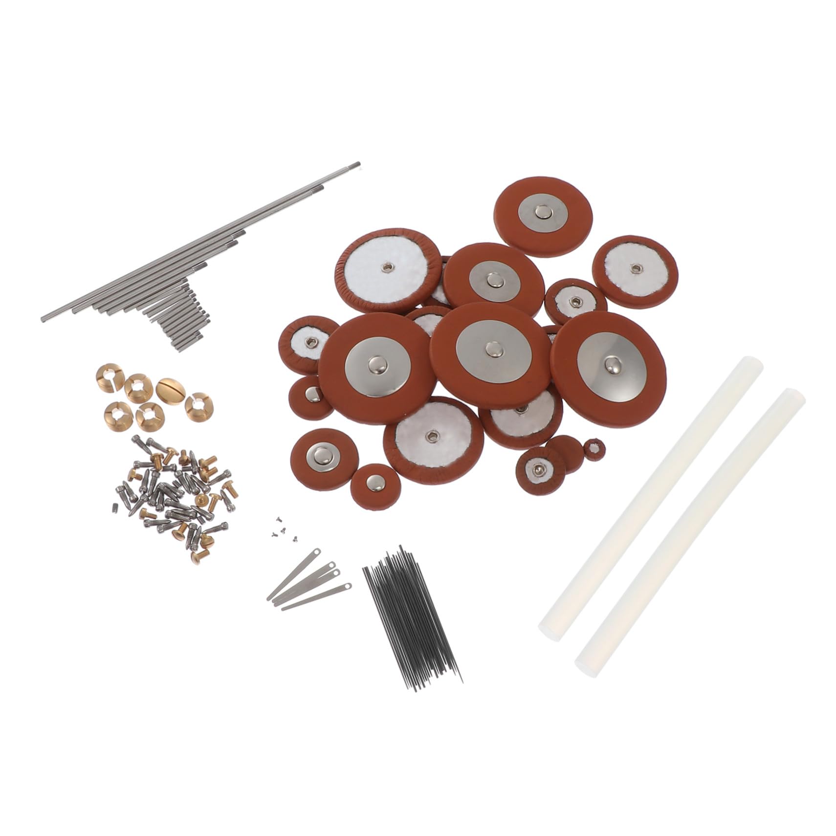 minkissy Kit Riparazione Sax Contralto in Inossidabile con Molle e Viti Resistenti per Strumenti Fiato Compatto per Manutenzione e Riparazioni Te Accessori Pratici e Durevoli per Saxophone