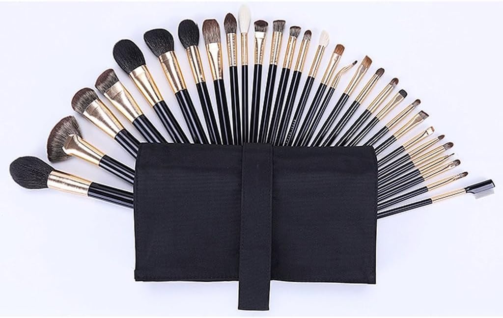 30-Piece Professional Makeup Brush Set - High-End Cosmetic Brushes for Makeup Artists