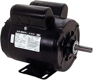 A.O. Smith CP1152L 1-1/2 HP, 3600 RPM, 115/230 Volts, Service Factor, Reversible Rotation, 5/8-Inch x 1-7/8-Inch Keyed Shaft Compressor Motor